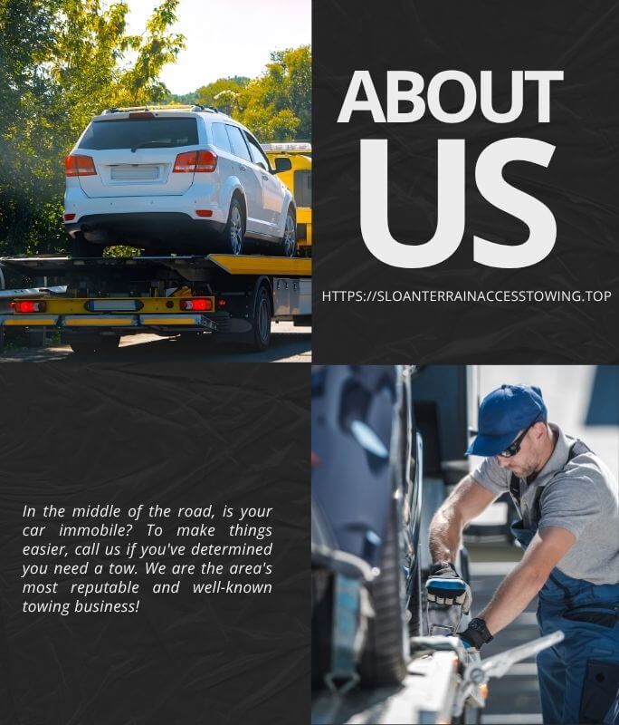 Sloan Terrain Access & Towing provides towing, recovery, and terrain access services. Reliable, safe, and ready for any road or off-road challenge.